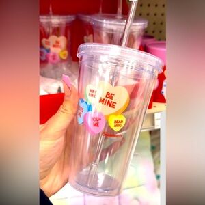 🆕SWEETHEARTS: “The Original” 16 oz tumbler with Straw. FIRM- SEE VIDEO